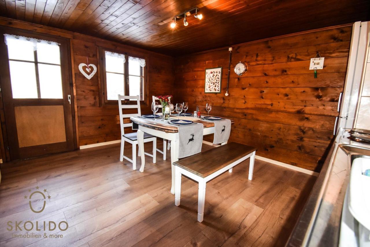 Cosy Chalet In Brig-Glis Bagian luar foto