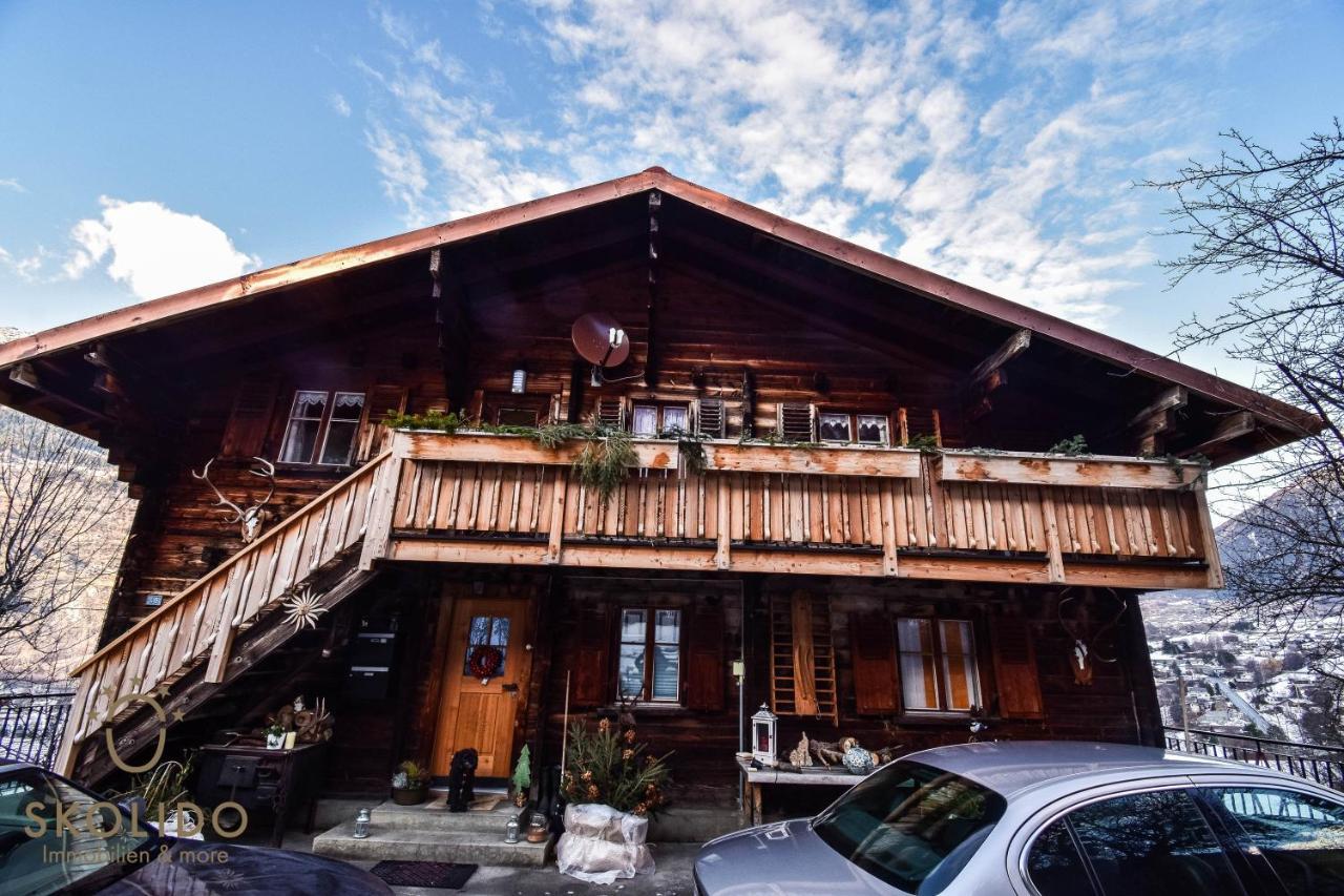 Cosy Chalet In Brig-Glis Bagian luar foto
